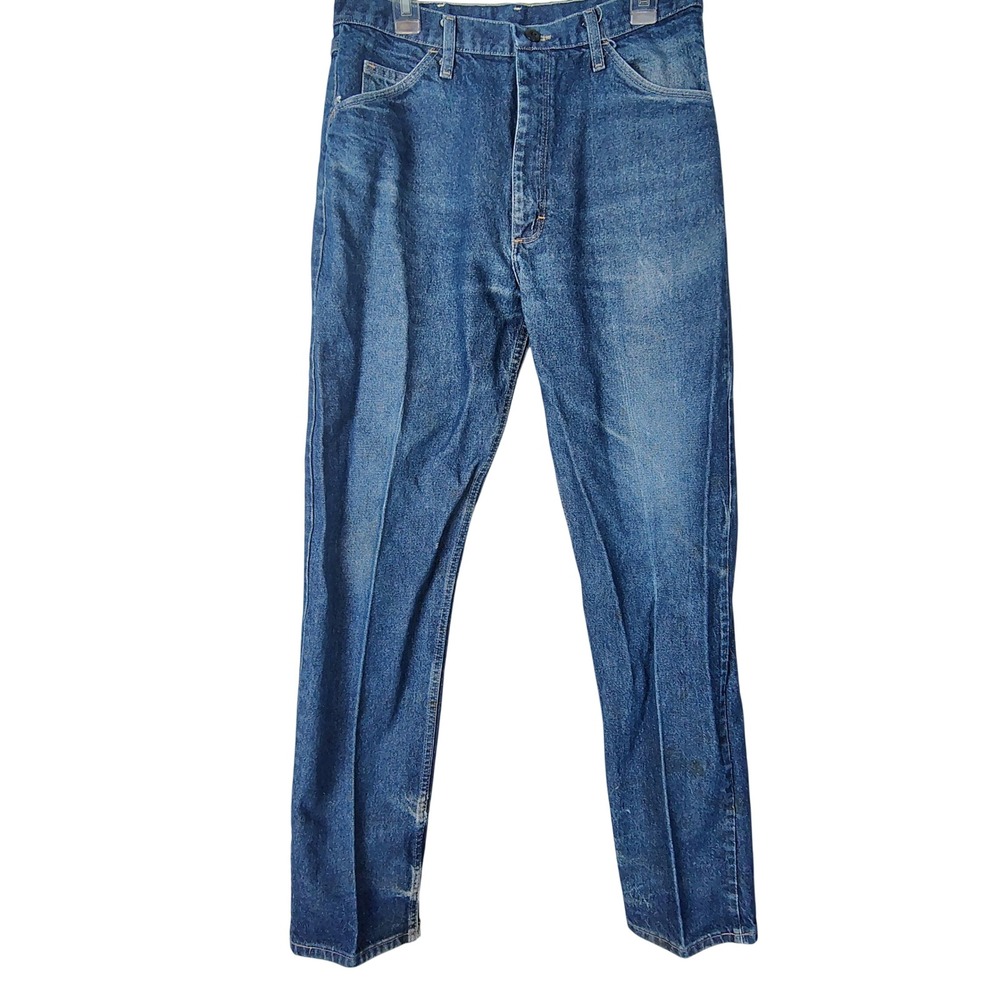 Bulwark FR Mens Flame Resistant Work Jeans Blue Straight Leg PEJ4DW6 34x36
